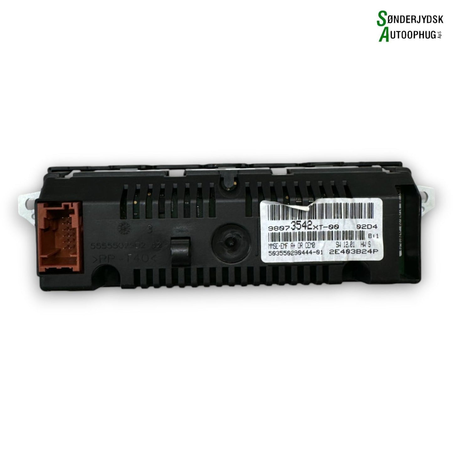 Citroen C3 DS3 Radio, Multi Display Med OEM Nr. 9807307080 Fra Citroen Ophugger