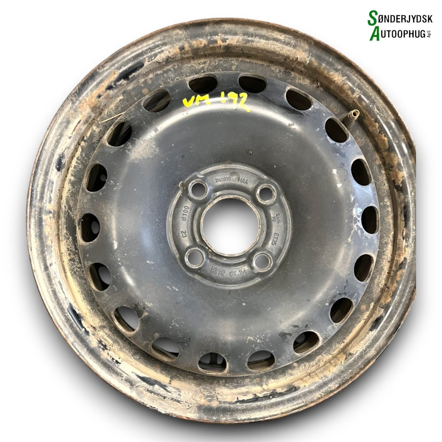 Skoda Citigo Fælg Med OEM Nr. 5X14ET:35 Fra Skoda Ophugger