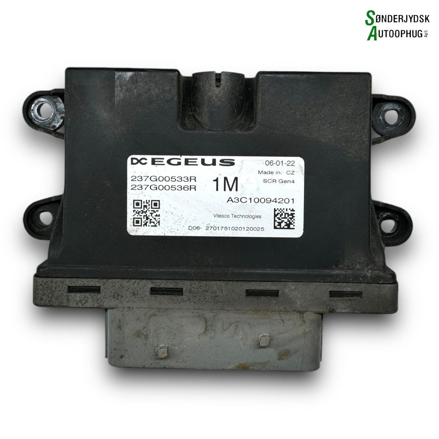 Renault Trafic 3 Additiv Styreenhed Med OEM Nr. 237G00533R Fra Renault Ophugger