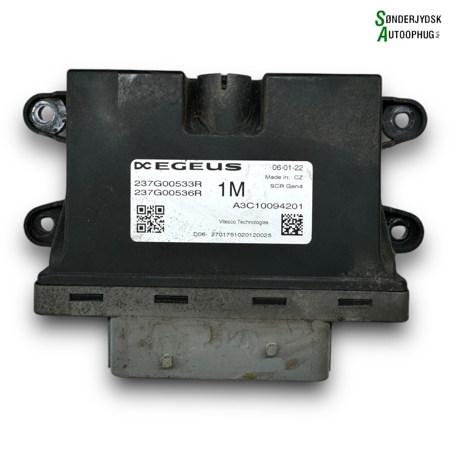 Renault Trafic 3 Additiv Styreenhed Med OEM Nr. 237G00533R Fra Renault Ophugger