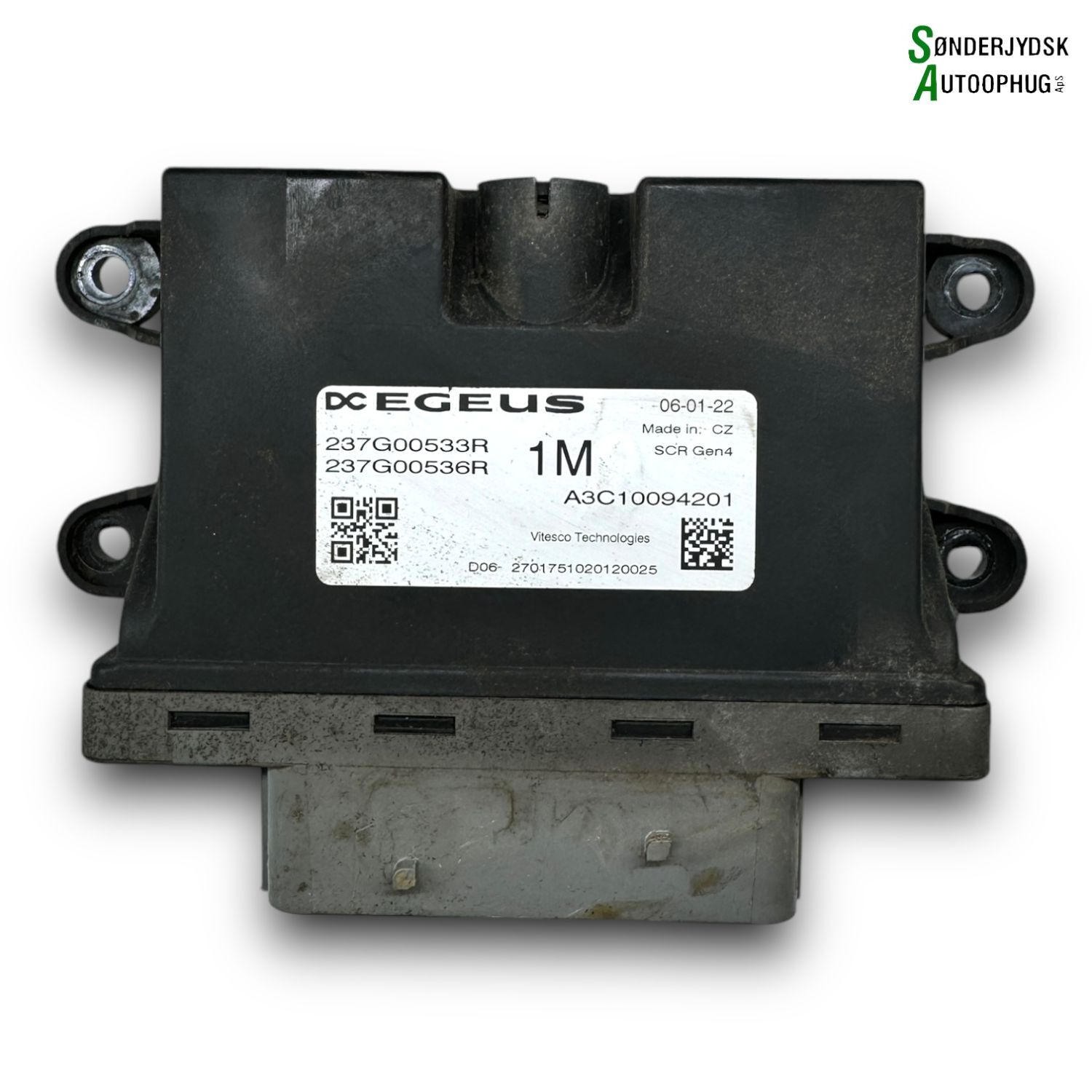 Renault Trafic 3 Additiv Styreenhed Med OEM Nr. 237G00536R Fra Renault Ophugger