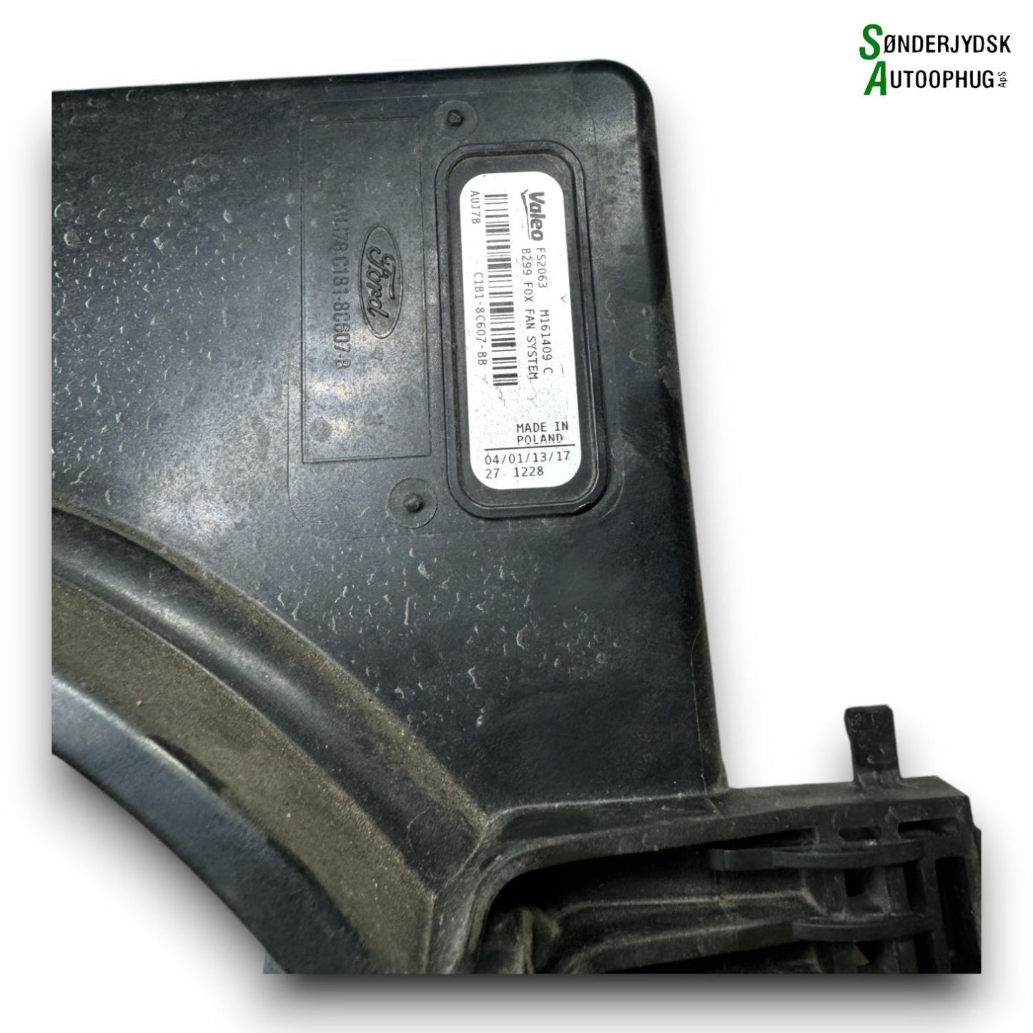 Ford Fiesta 7 Kølerblæser El Med OEM Nr. C1B18C607BB Fra Ford Ophugger