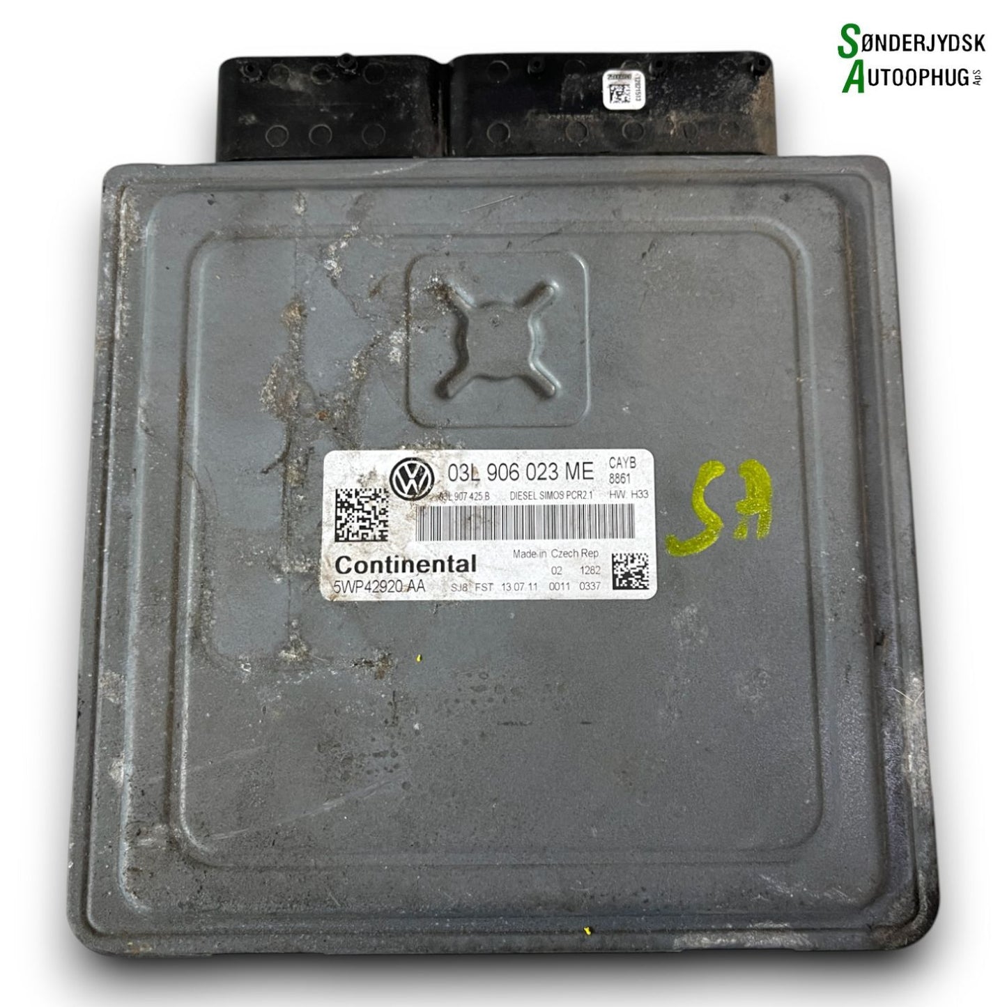 VW Polo 6R Motorstyring - Motorstyreboks - Injection Elboks Med OEM Nr. 03L906023ME Fra VW Ophugger