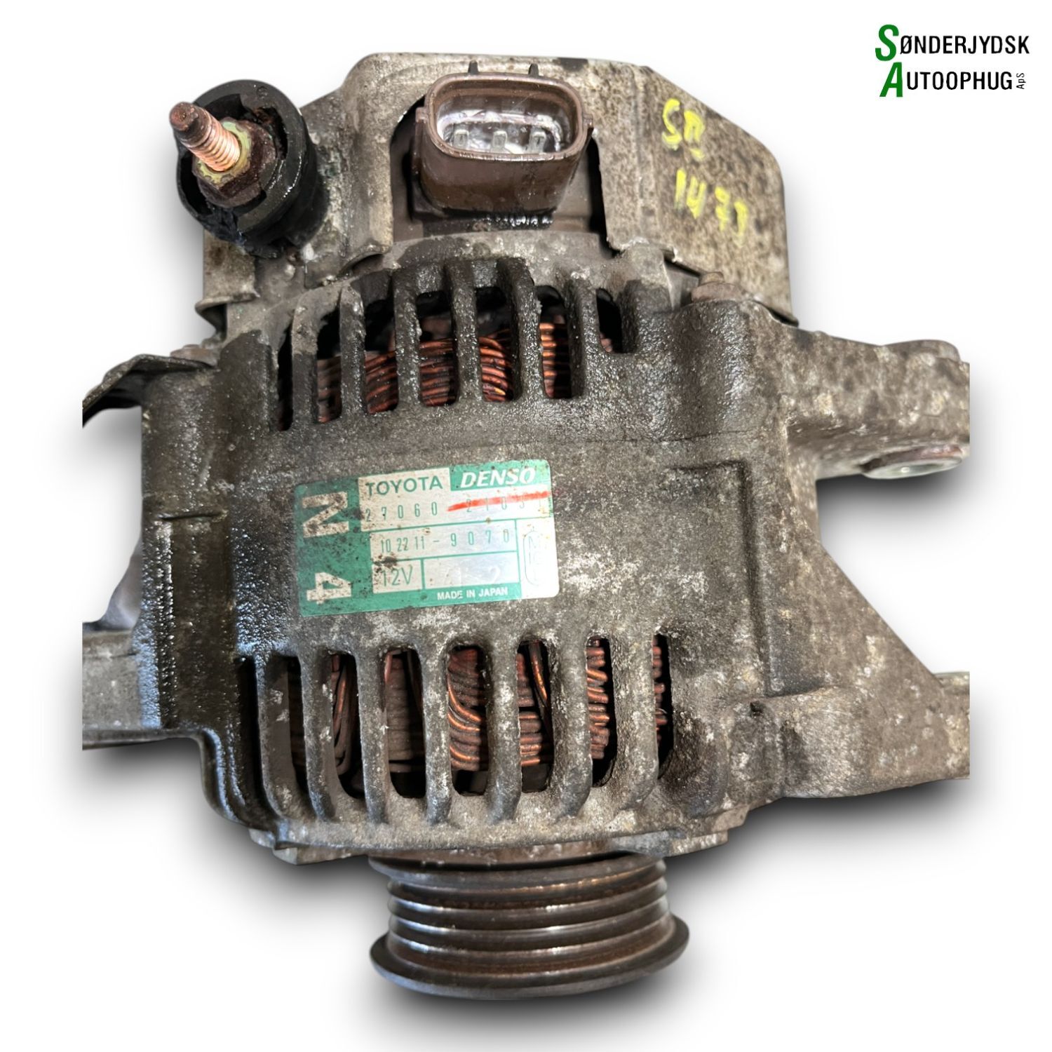 Toyota Yaris Verso Generator Med OEM Nr. 2706021031 Fra Toyota Ophugger