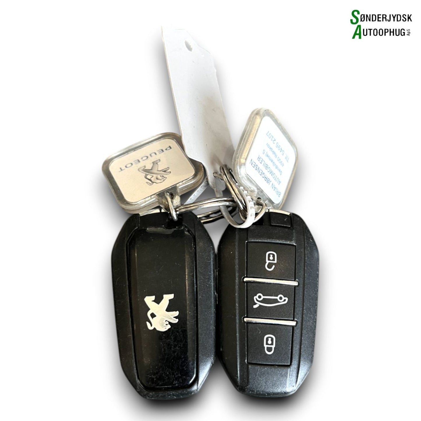 Peugeot 508 Fjernbetjening/Nøgle Med OEM Nr. 2NØGLER Fra Peugeot Ophugger