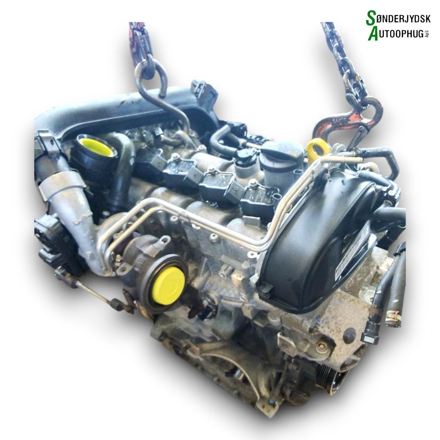 VW Touran 5T Motor Med OEM Nr. 04E100098F Fra VW Ophugger