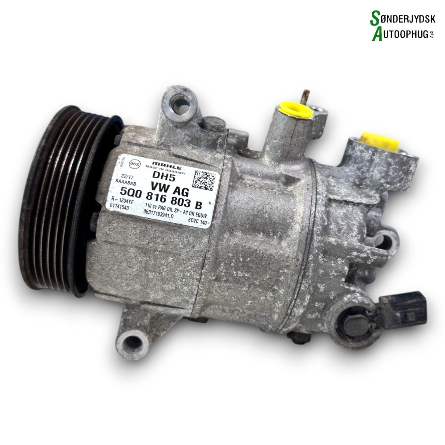 VW Touran 5T Aircondition Pumpe Med OEM Nr. 5Q0816803D Fra VW Ophugger
