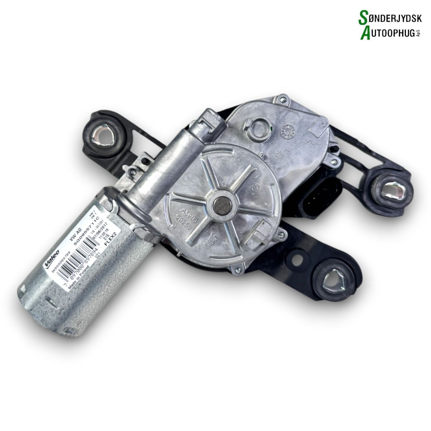 VW Touran 5T Bagrudevisker Motor Med OEM Nr. 5G0955711D Fra VW Ophugger