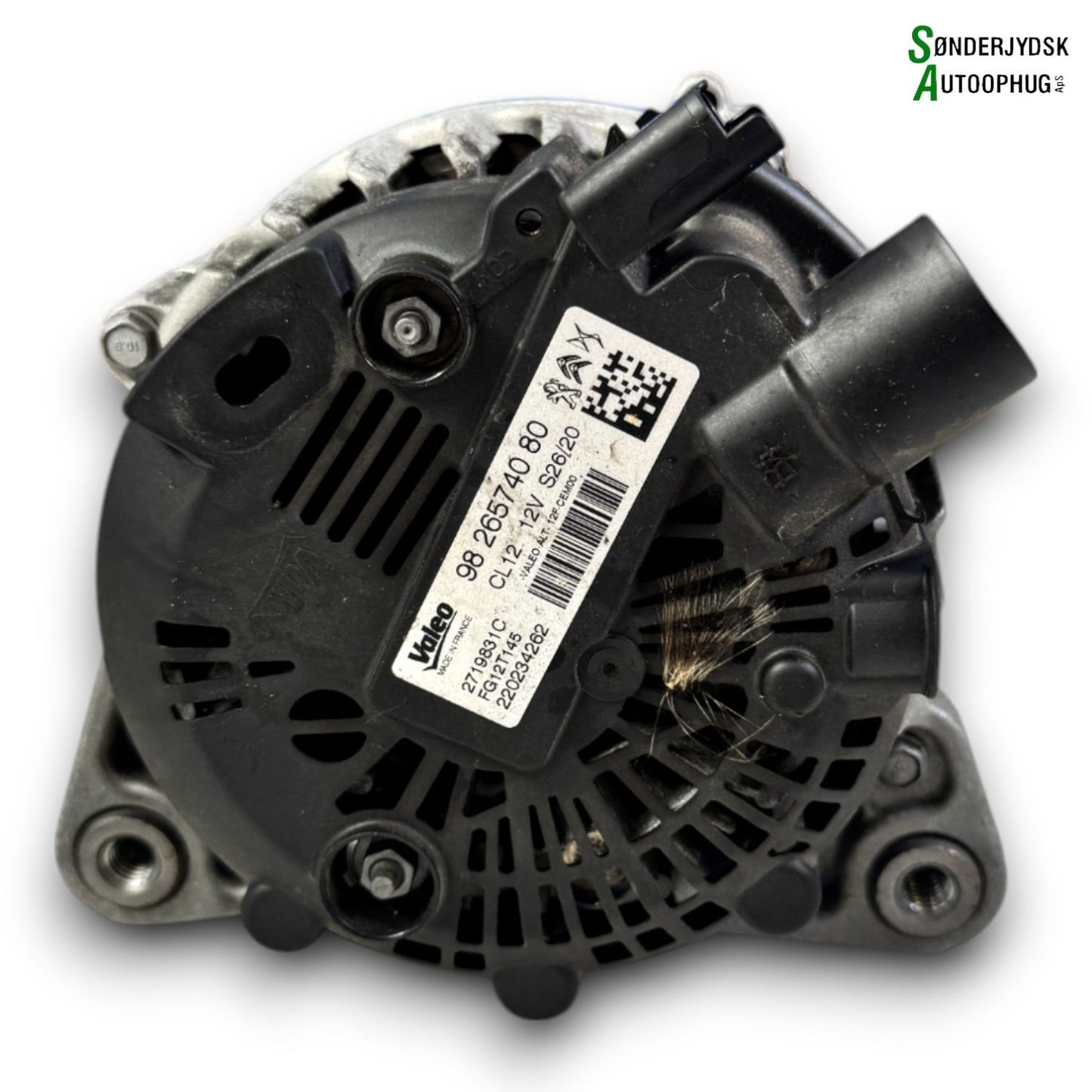 Opel Corsa F Generator Med OEM Nr. 98265740 Fra Opel Autoophug