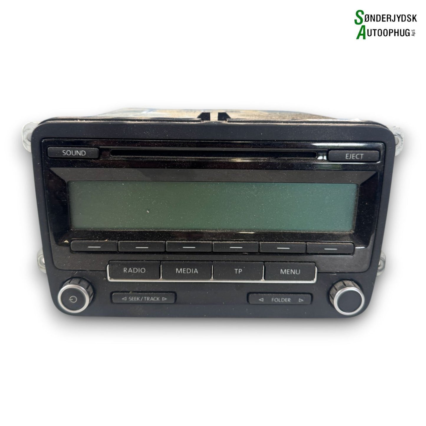 VW Polo 6R Radio M/Cd Med OEM Nr. 5M0035186AA Fra VW Ophugger
