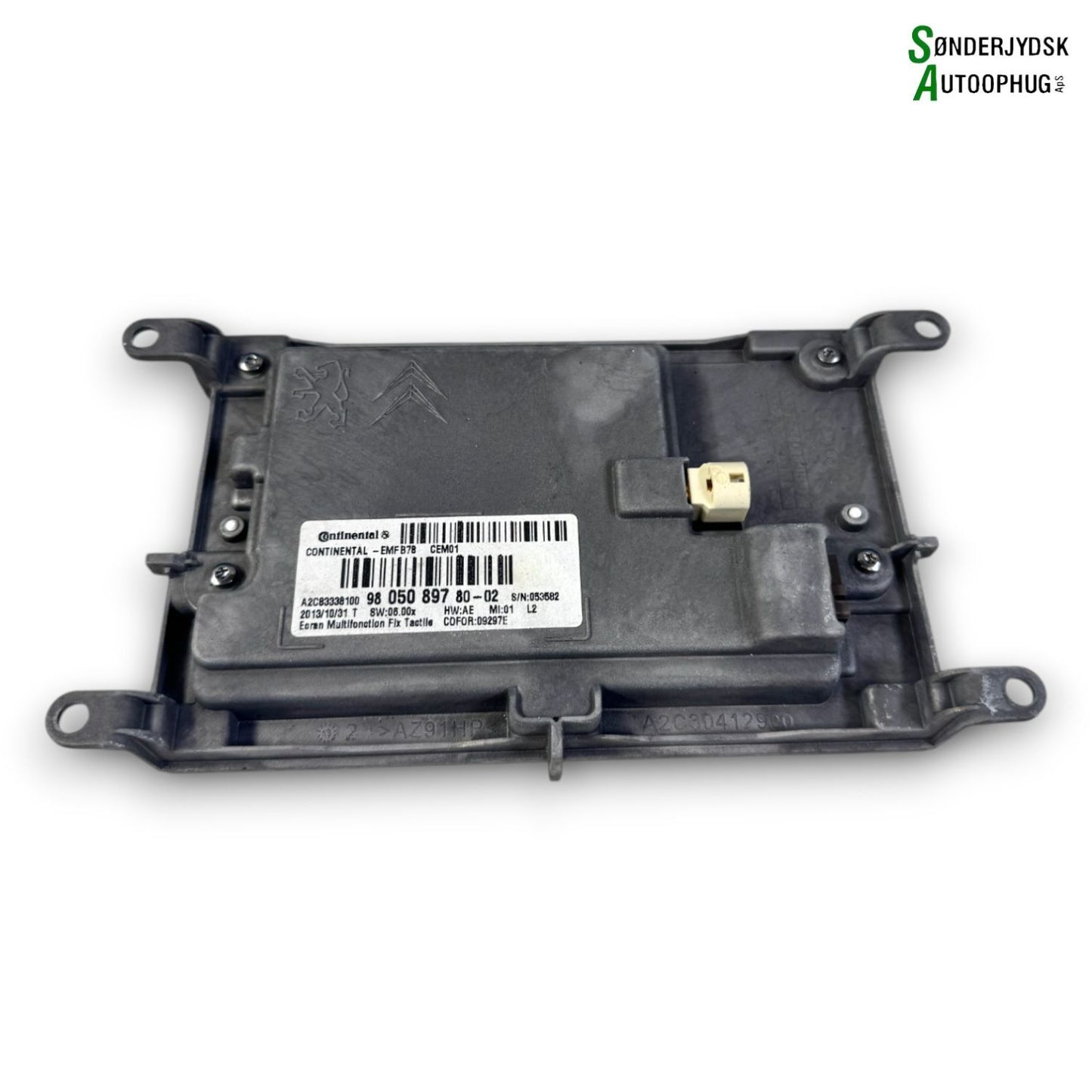 Citroen C4 Grand Picasso Radio, Multi Display Med OEM Nr. 9812720580 Fra Citroen Ophugger