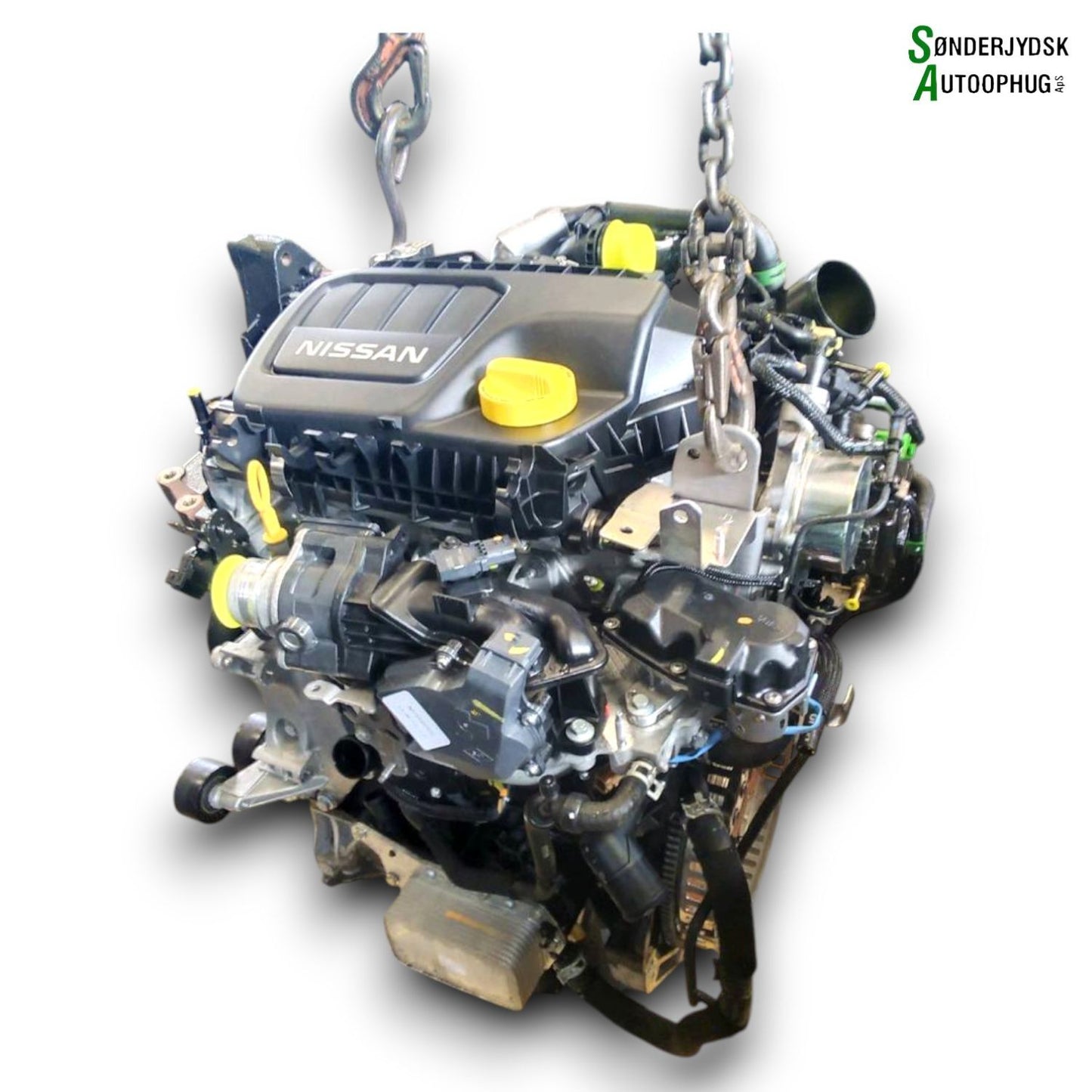 Nissan Qashqai Motor Med OEM Nr. 1010201Q1C Fra Nissan Ophugger