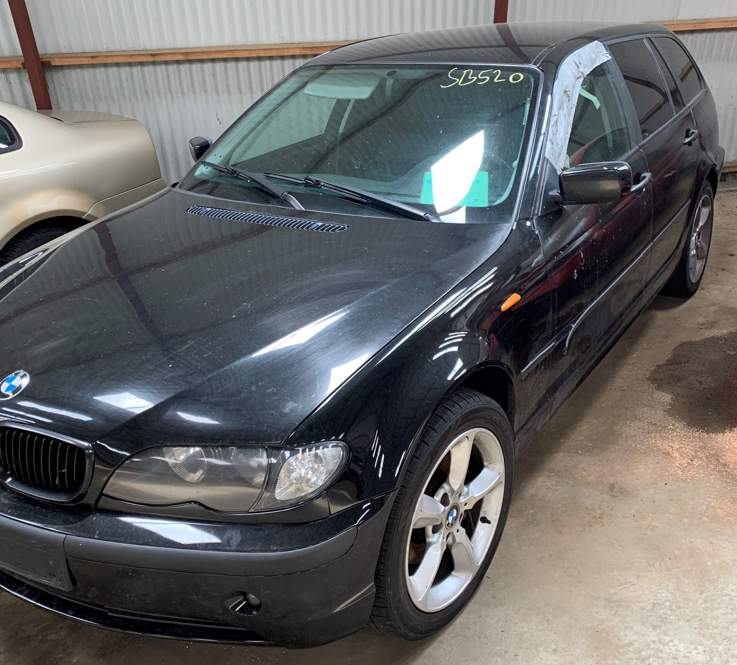 BMW 3-Serie E46 Dørrude - Siderude Med OEM Nr. Ophugger Fra BMW Ophugger