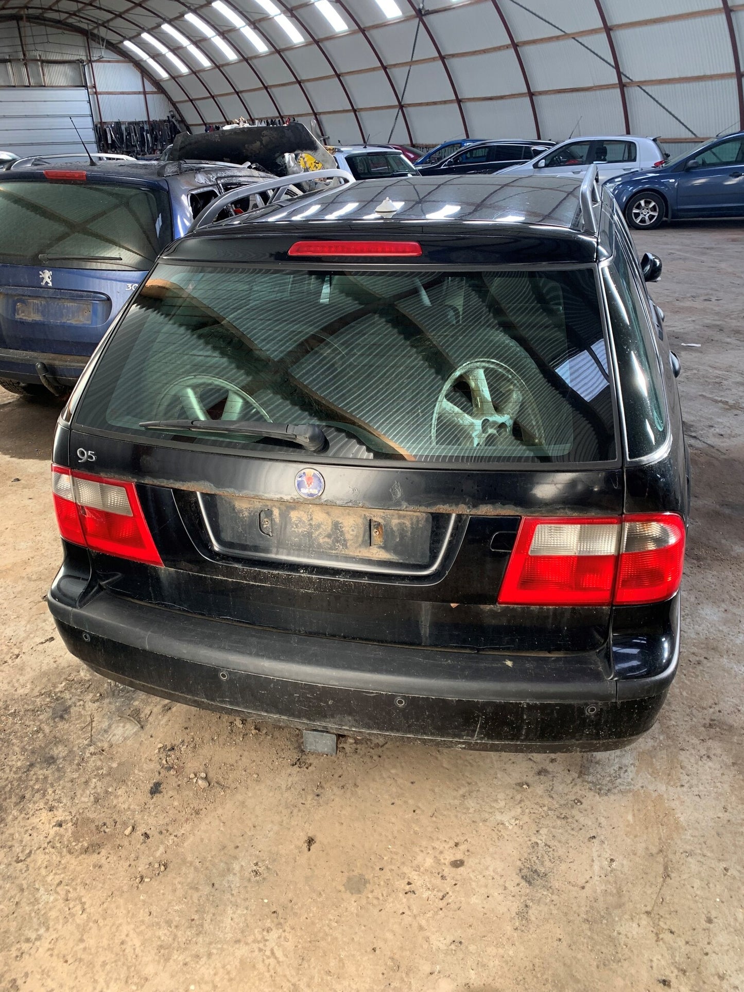Saab 9‑5 Dørrude - Siderude Med OEM Nr. GRØNTONET Fra Saab Ophugger