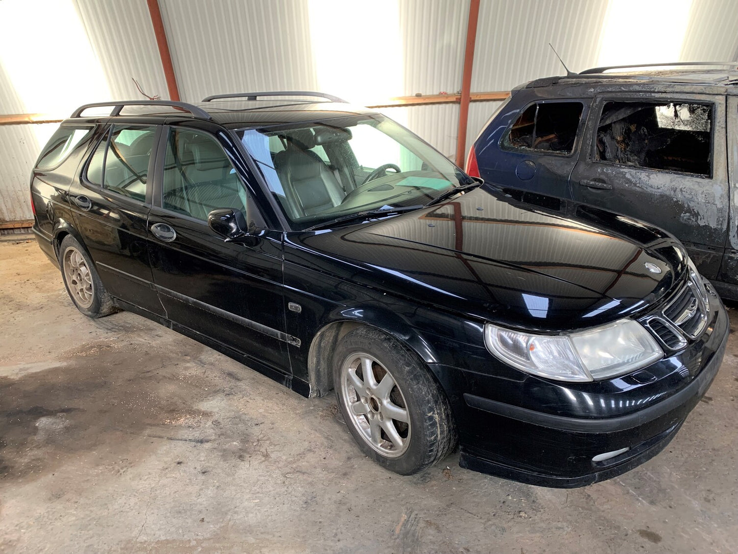 Saab 9‑5 Dørrude - Siderude Med OEM Nr. GRØNTONET Fra Saab Ophugger