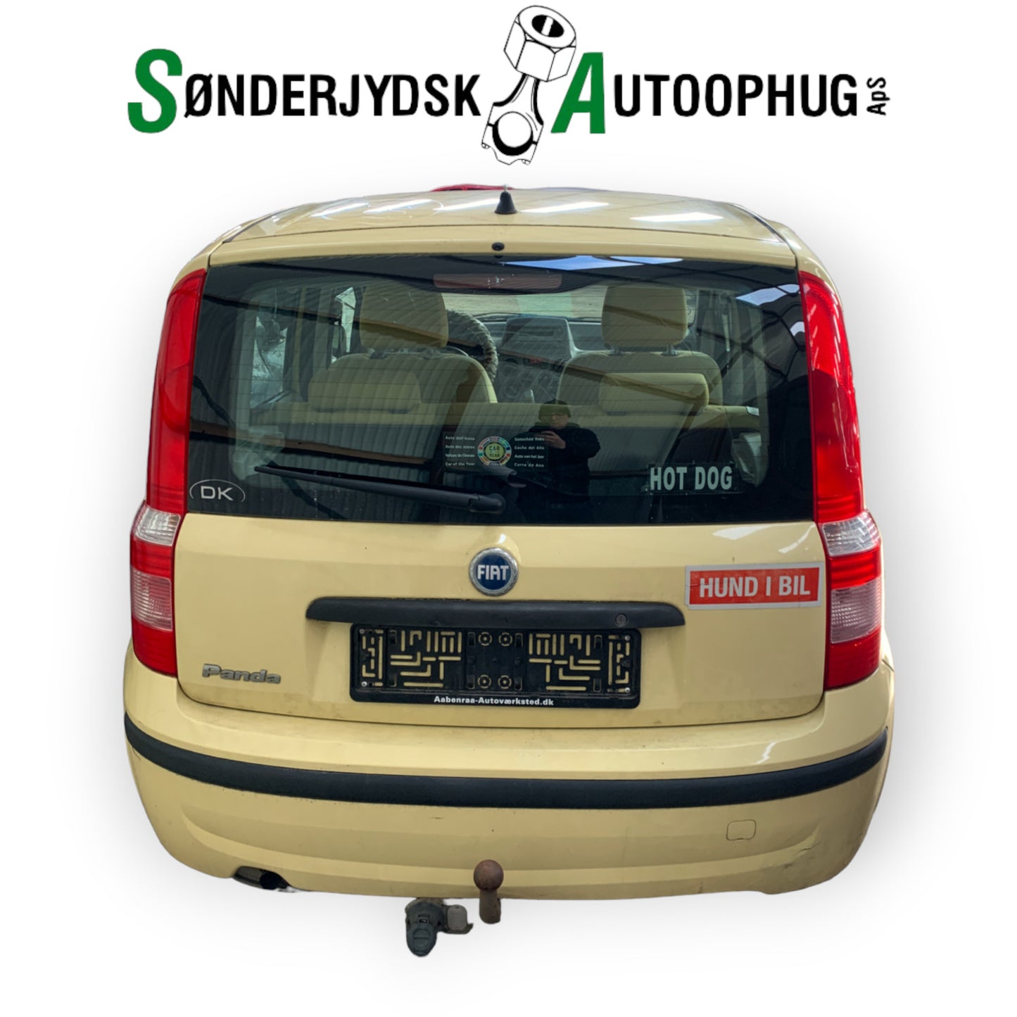 Fiat Panda Pluk-Selv-Bil Med OEM Nr. Ophugger Fra Fiat Ophugger