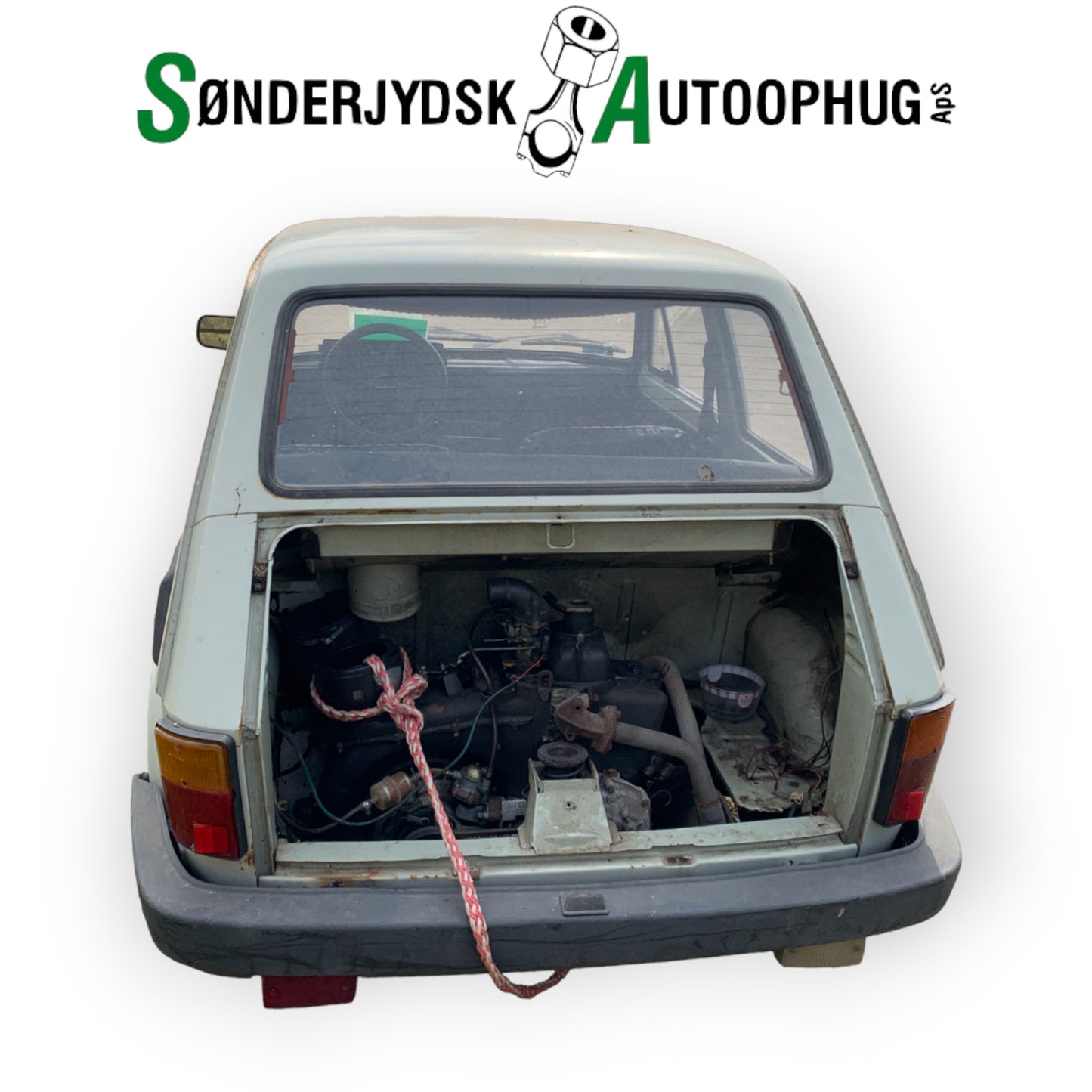 Fiat 126 Pluk-Selv-Bil Med OEM Nr. Ophugger Fra Fiat Ophugger