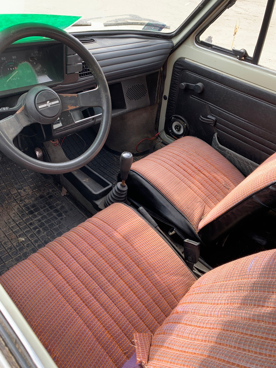 Fiat 126 Pluk-Selv-Bil Med OEM Nr. Ophugger Fra Fiat Ophugger