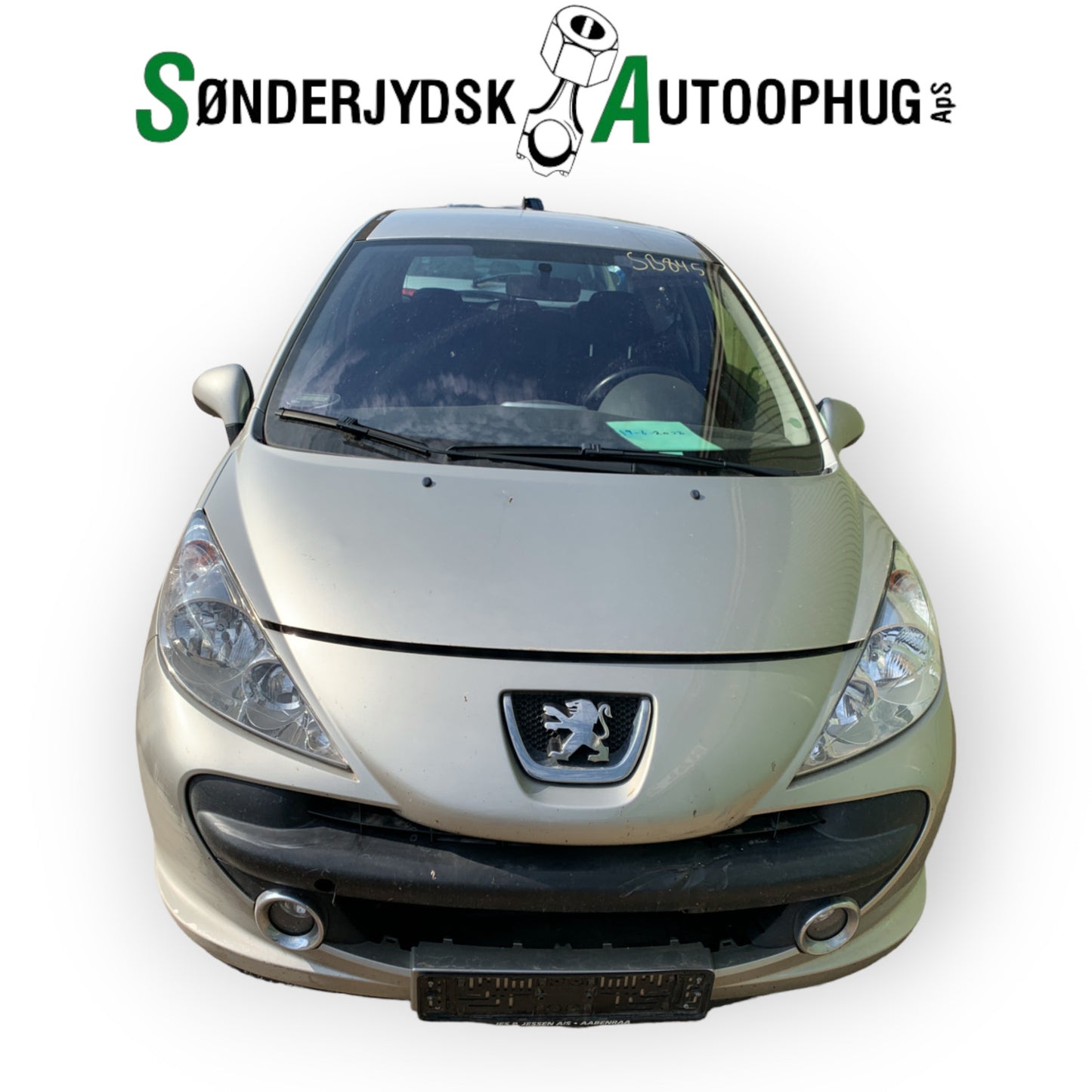 Peugeot 207 Pluk-Selv-Bil Med OEM Nr. Ophugger Fra Peugeot Ophugger