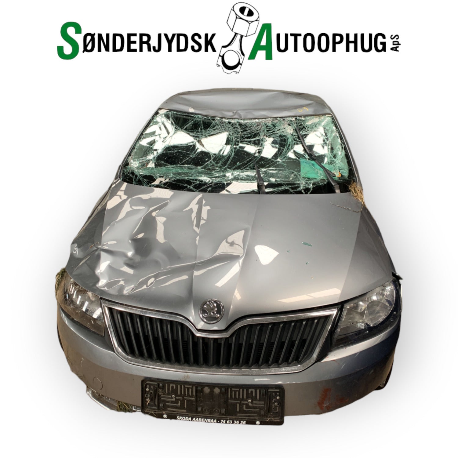 Skoda Rapid Pluk-Selv-Bil Med OEM Nr. TMBAL6NH3D4027706 Fra Skoda Ophugger