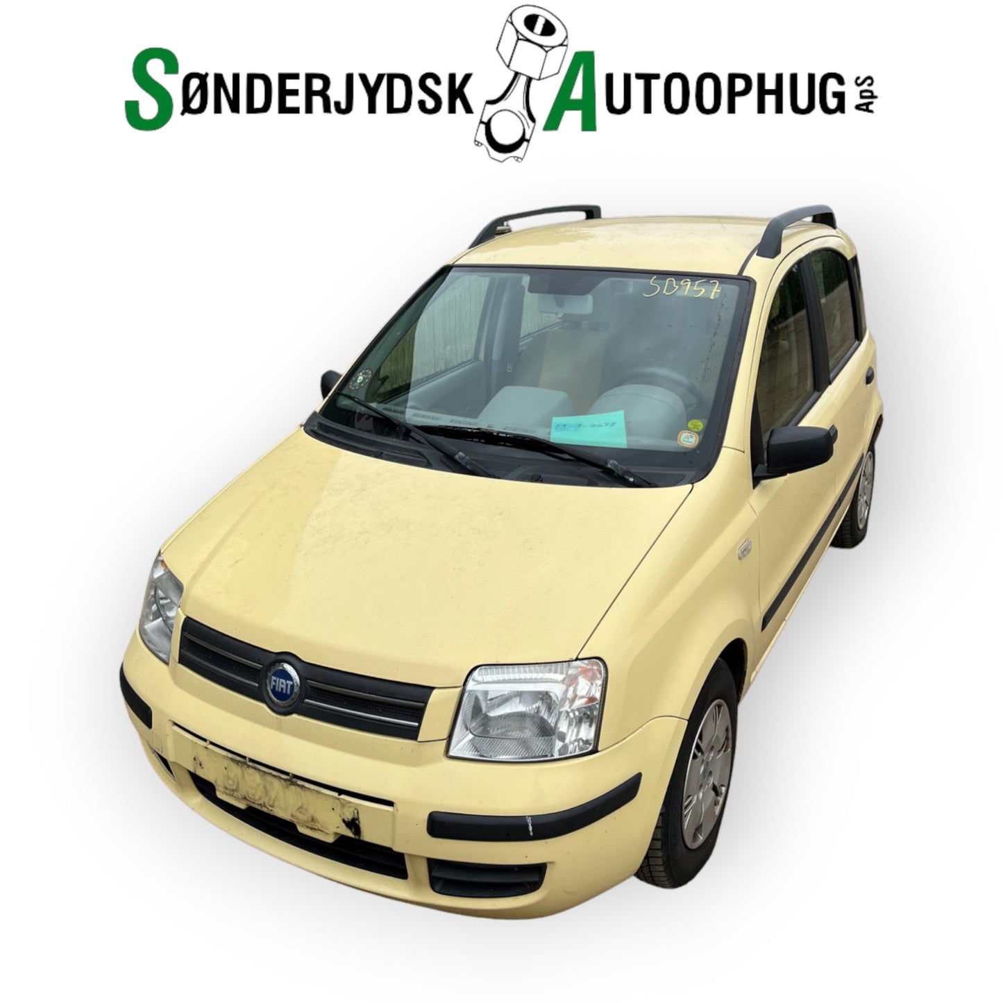 Fiat Panda Pluk-Selv-Bil Med OEM Nr. Ophugger Fra Fiat Ophugger
