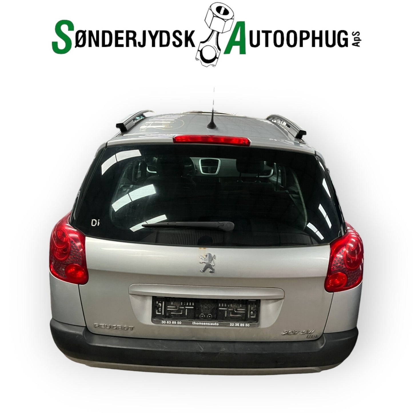 Peugeot 207 Pluk-Selv-Bil Med OEM Nr. Ophugger Fra Peugeot Ophugger