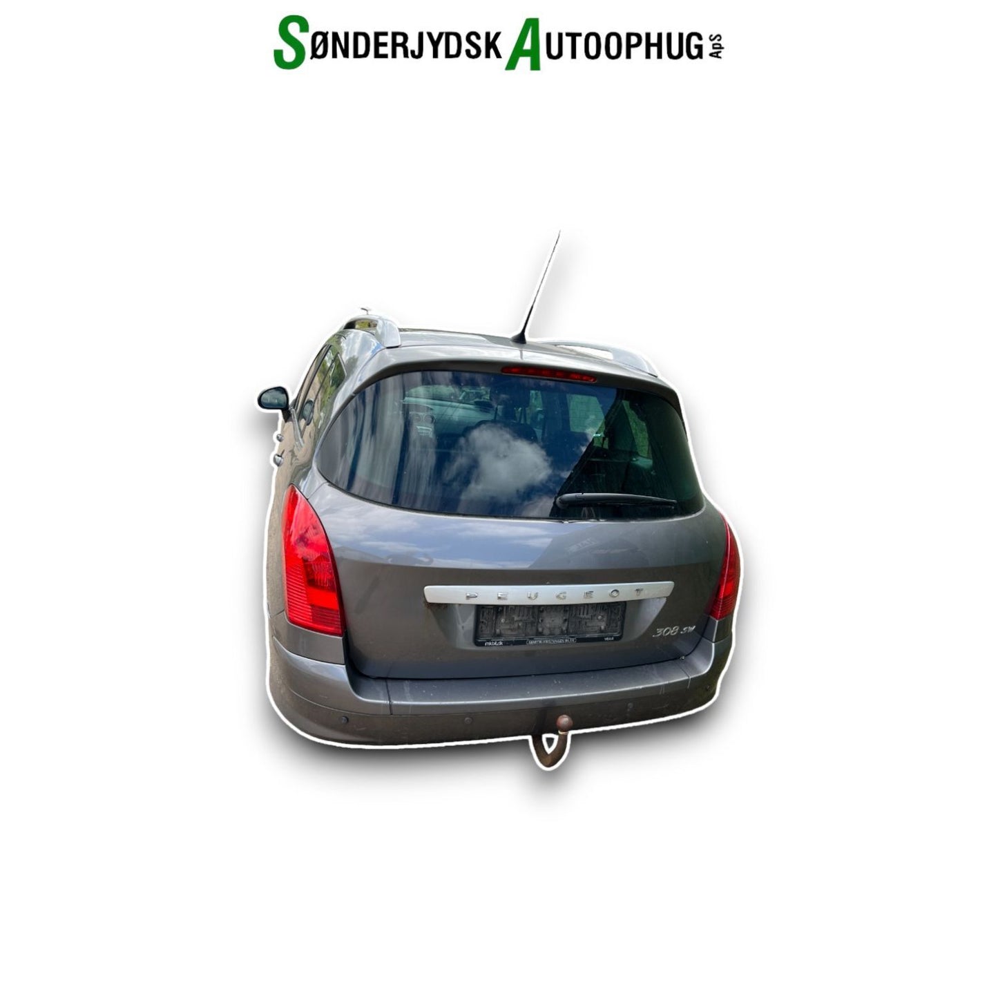 Peugeot 308 Pluk-Selv-Bil Med OEM Nr. Ophugger Fra Peugeot Ophugger