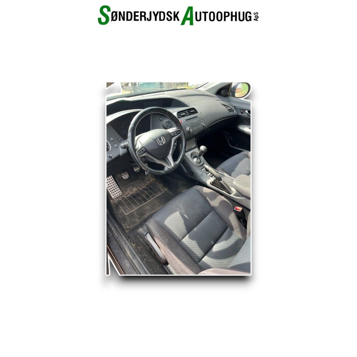 Honda Civic 3D/5D Pluk-Selv-Bil Med OEM Nr. Ophugger Fra Honda Ophugger