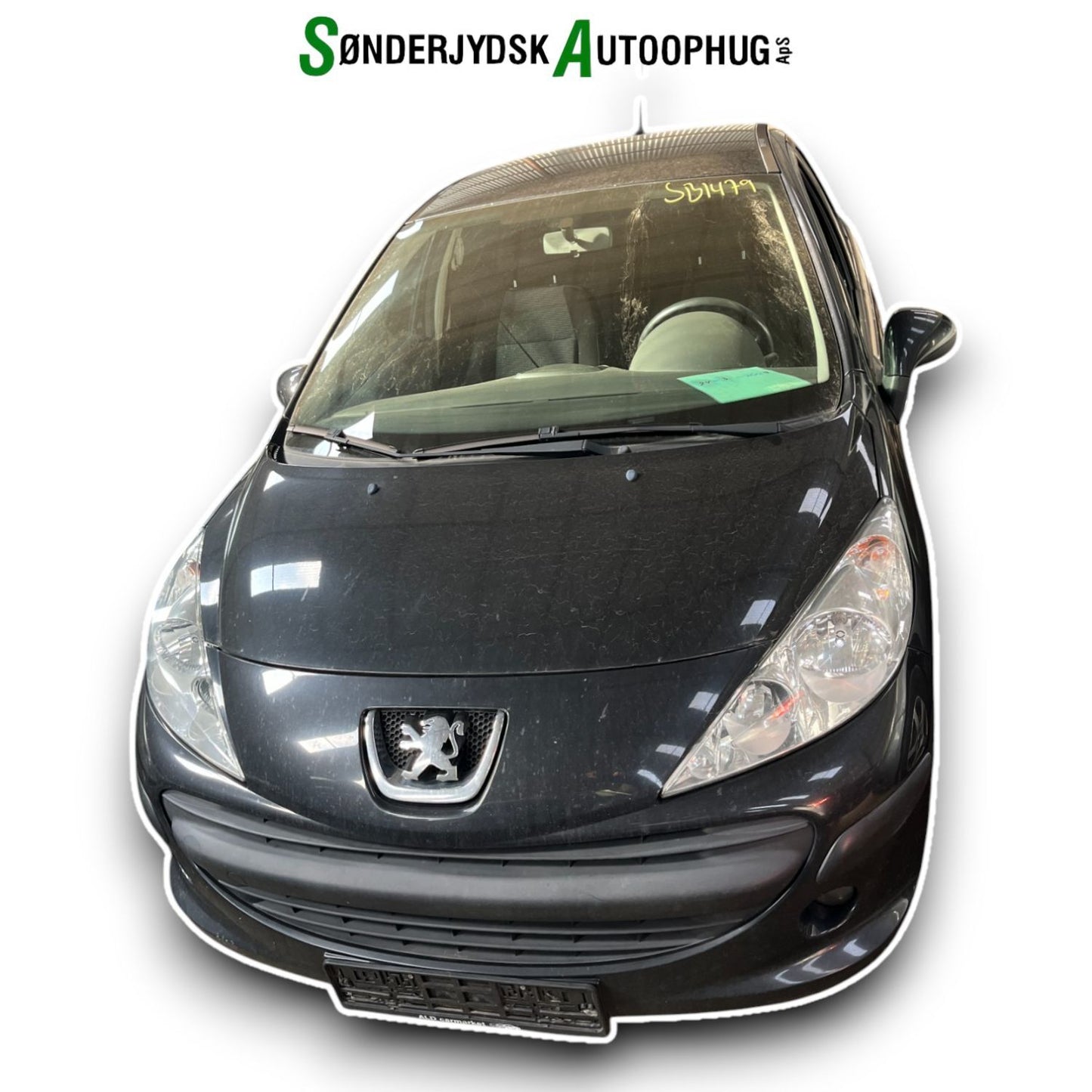 Peugeot 207 Pluk-Selv-Bil Med OEM Nr. Ophugger Fra Peugeot Ophugger
