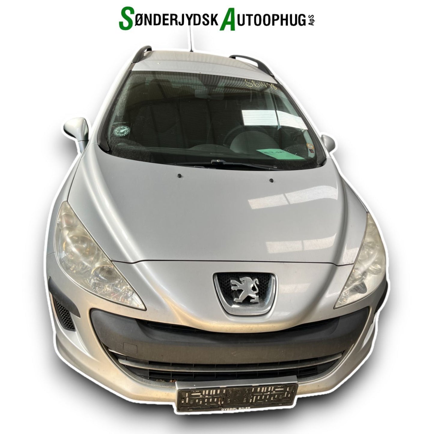 Peugeot 308 Pluk-Selv-Bil Med OEM Nr. Ophugger Fra Peugeot Ophugger