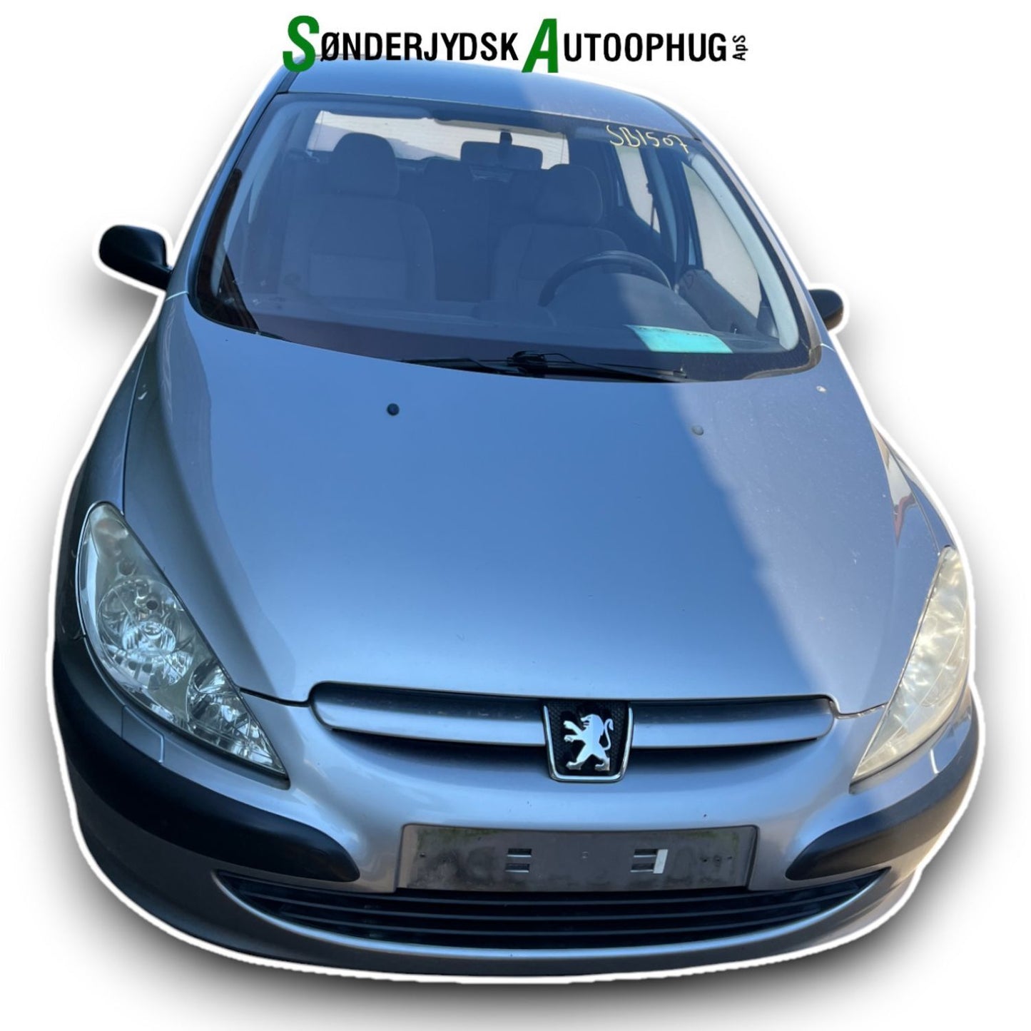 Peugeot 307 Pluk-Selv-Bil Med OEM Nr. Ophugger Fra Peugeot Ophugger