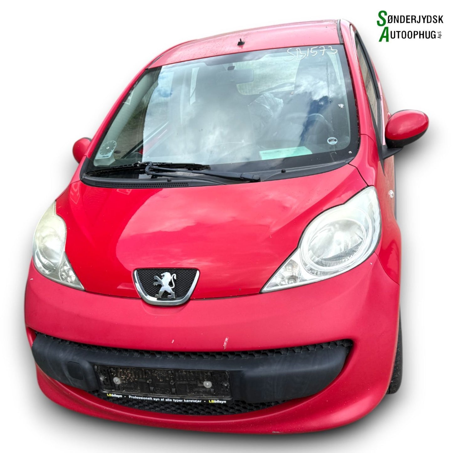 Peugeot 107 Pluk-Selv-Bil Med OEM Nr. Ophugger Fra Peugeot Ophugger