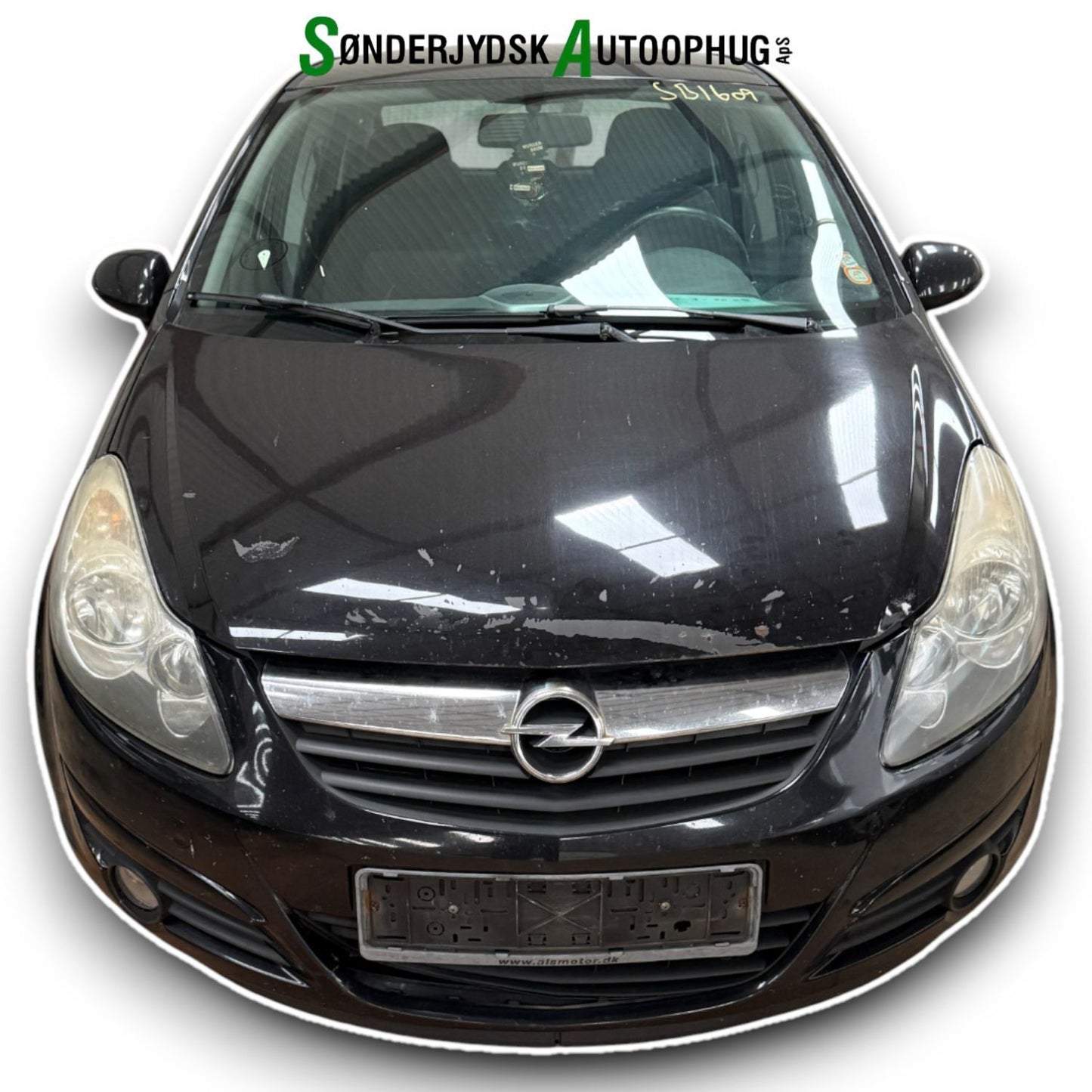 Opel Corsa D Pluk-Selv-Bil Med OEM Nr. Ophugger Fra Opel Ophugger