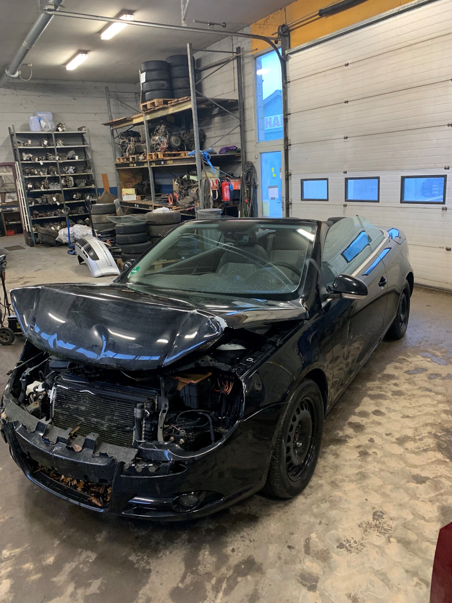 VW Eos 1Q Pluk-Selv-Bil Med OEM Nr. Ophugger Fra VW Ophugger