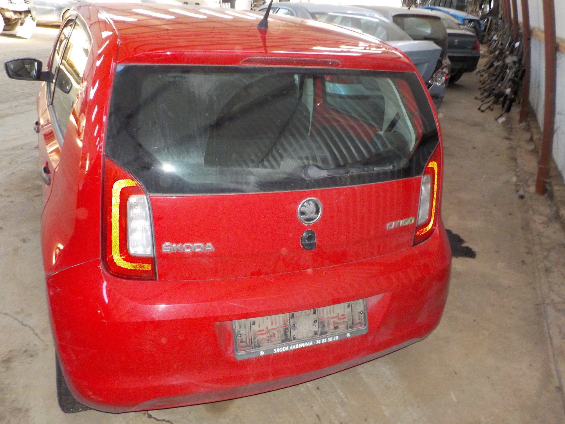 Skoda Citigo Pluk-Selv-Bil Med OEM Nr. TMBZZZAAZGD605447 Fra Skoda Ophugger