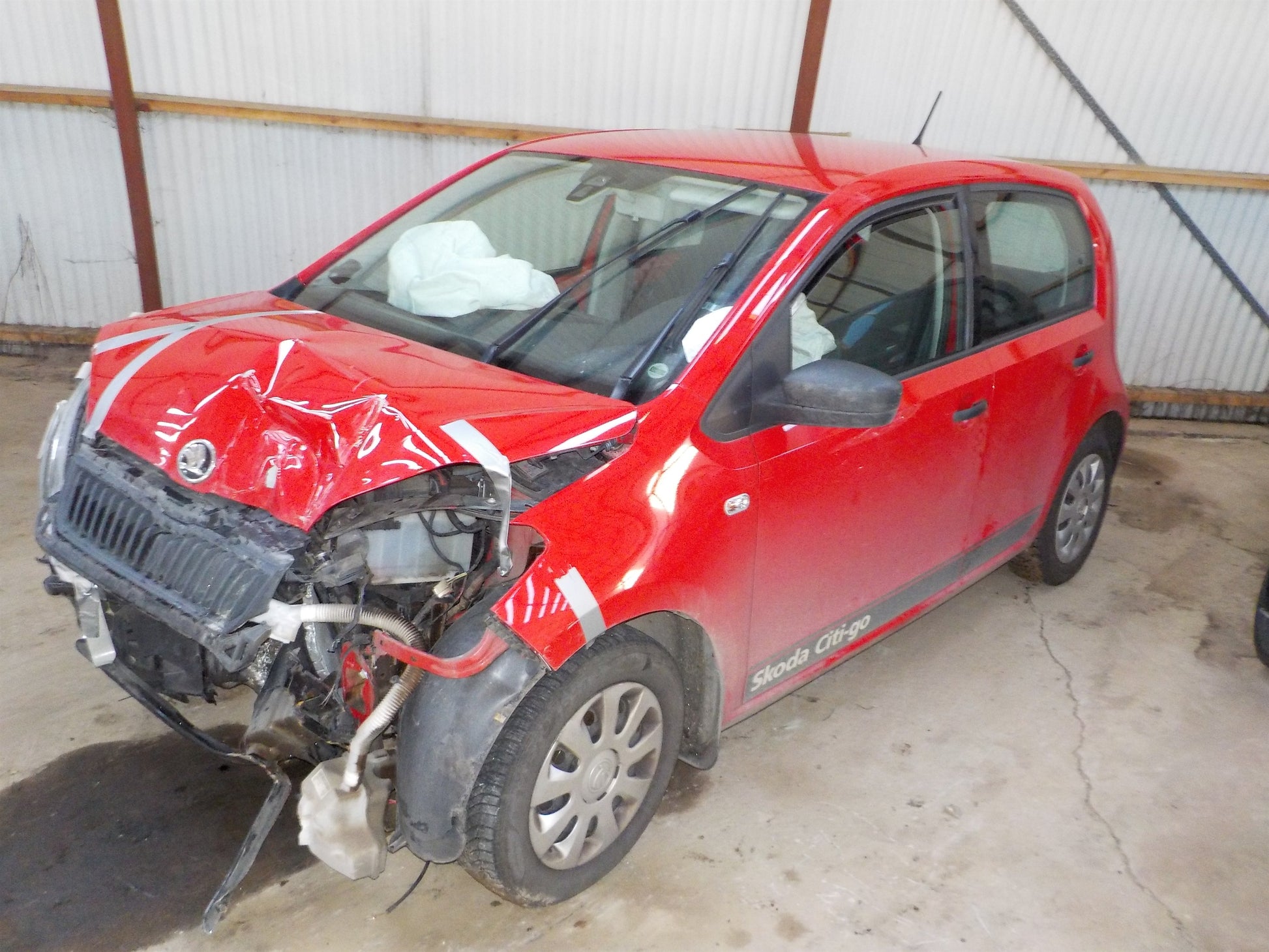 Skoda Citigo Pluk-Selv-Bil Med OEM Nr. TMBZZZAAZGD605447 Fra Skoda Ophugger