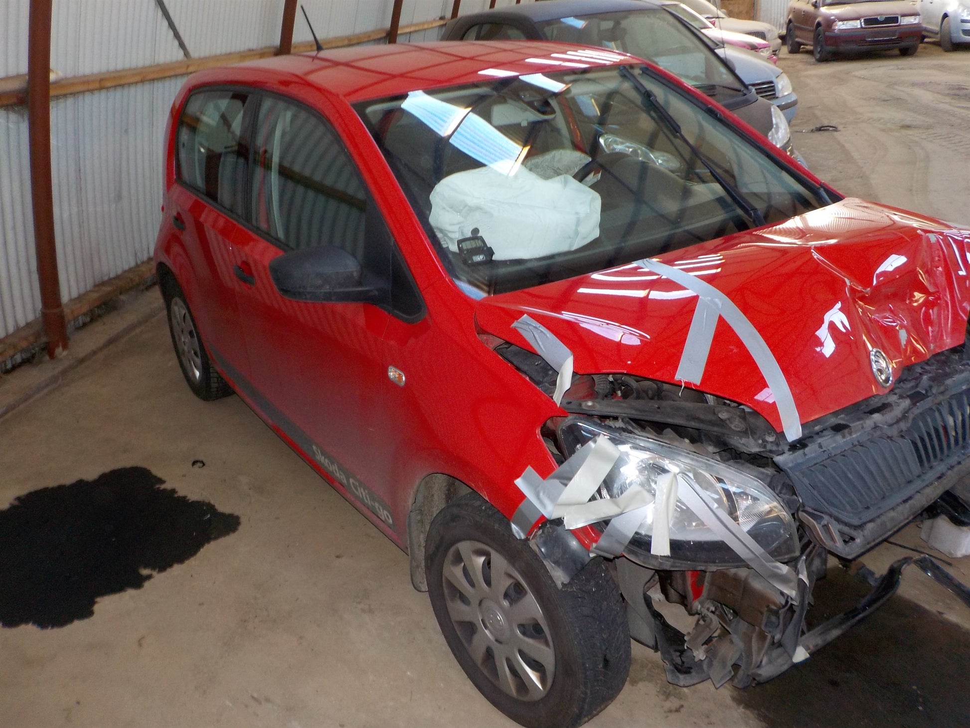 Skoda Citigo Pluk-Selv-Bil Med OEM Nr. TMBZZZAAZGD605447 Fra Skoda Ophugger