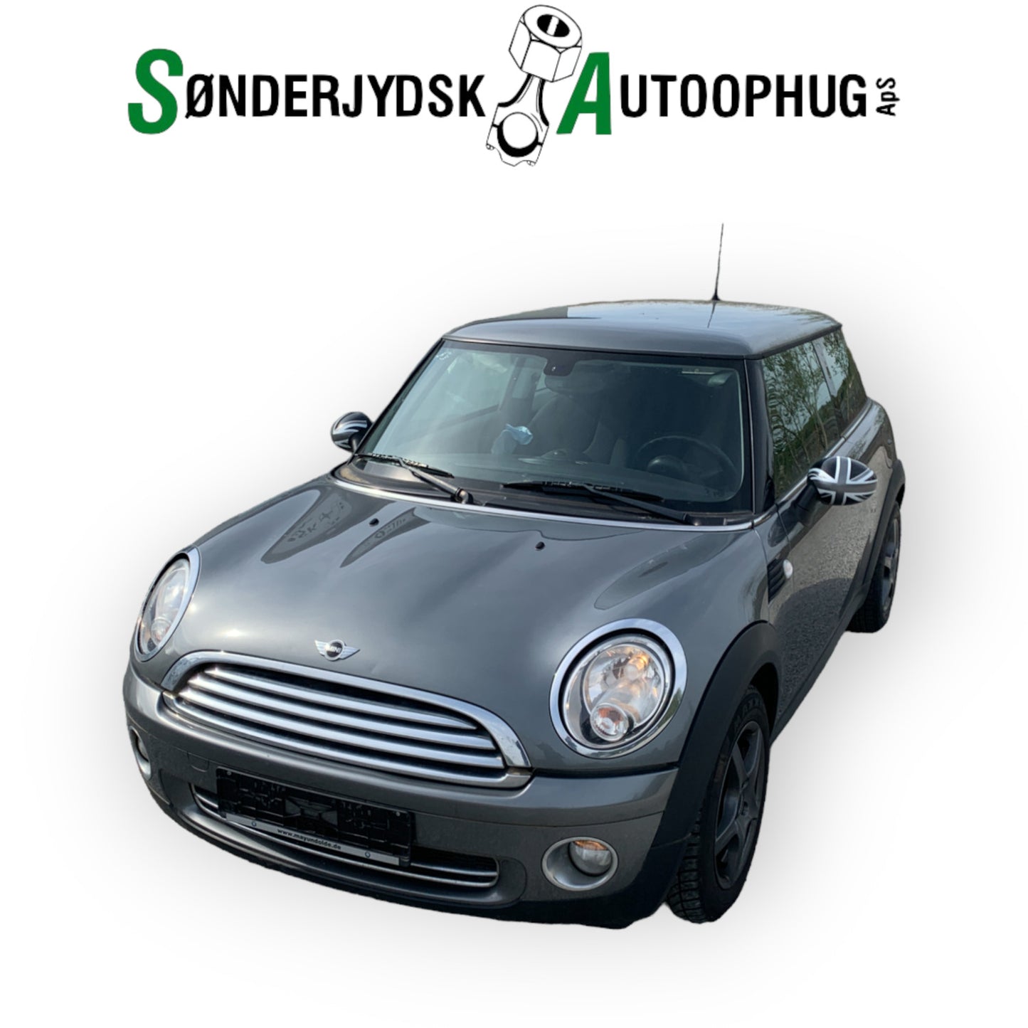 Mini Mini MKII Dørrude - Siderude Med OEM Nr. Ophugger Fra Mini Ophugger