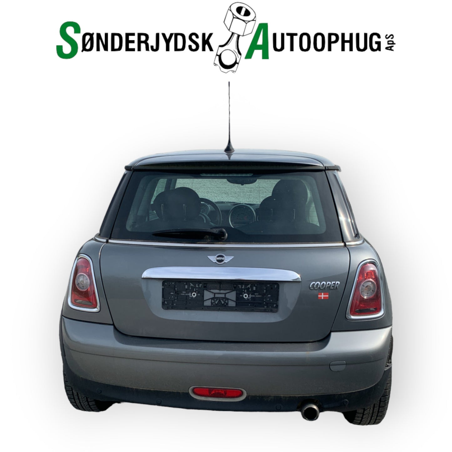 Mini Mini MKII Dørrude - Siderude Med OEM Nr. Ophugger Fra Mini Ophugger