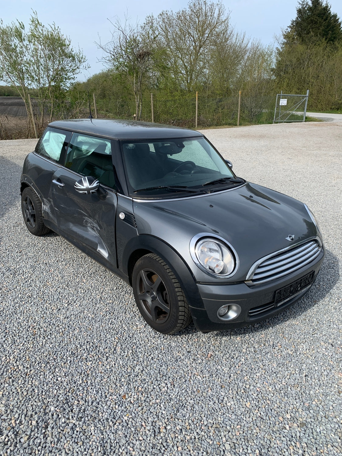 Mini Mini MKII Dørrude - Siderude Med OEM Nr. Ophugger Fra Mini Ophugger