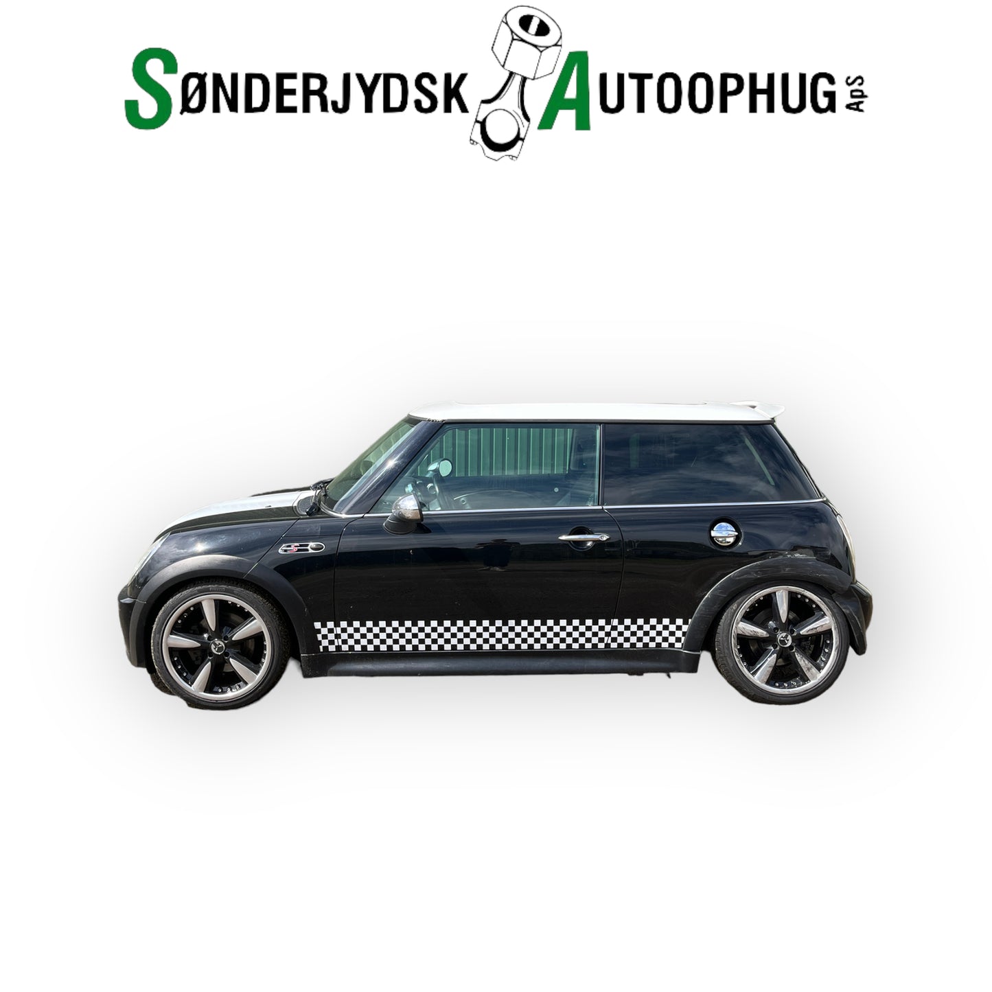 Mini Mini MKI Dørrude - Siderude Med OEM Nr. Ophugger Fra Mini Ophugger