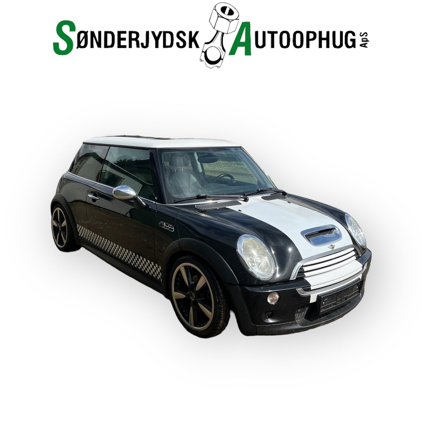 Mini Mini MKI Dørrude - Siderude Med OEM Nr. Ophugger Fra Mini Ophugger