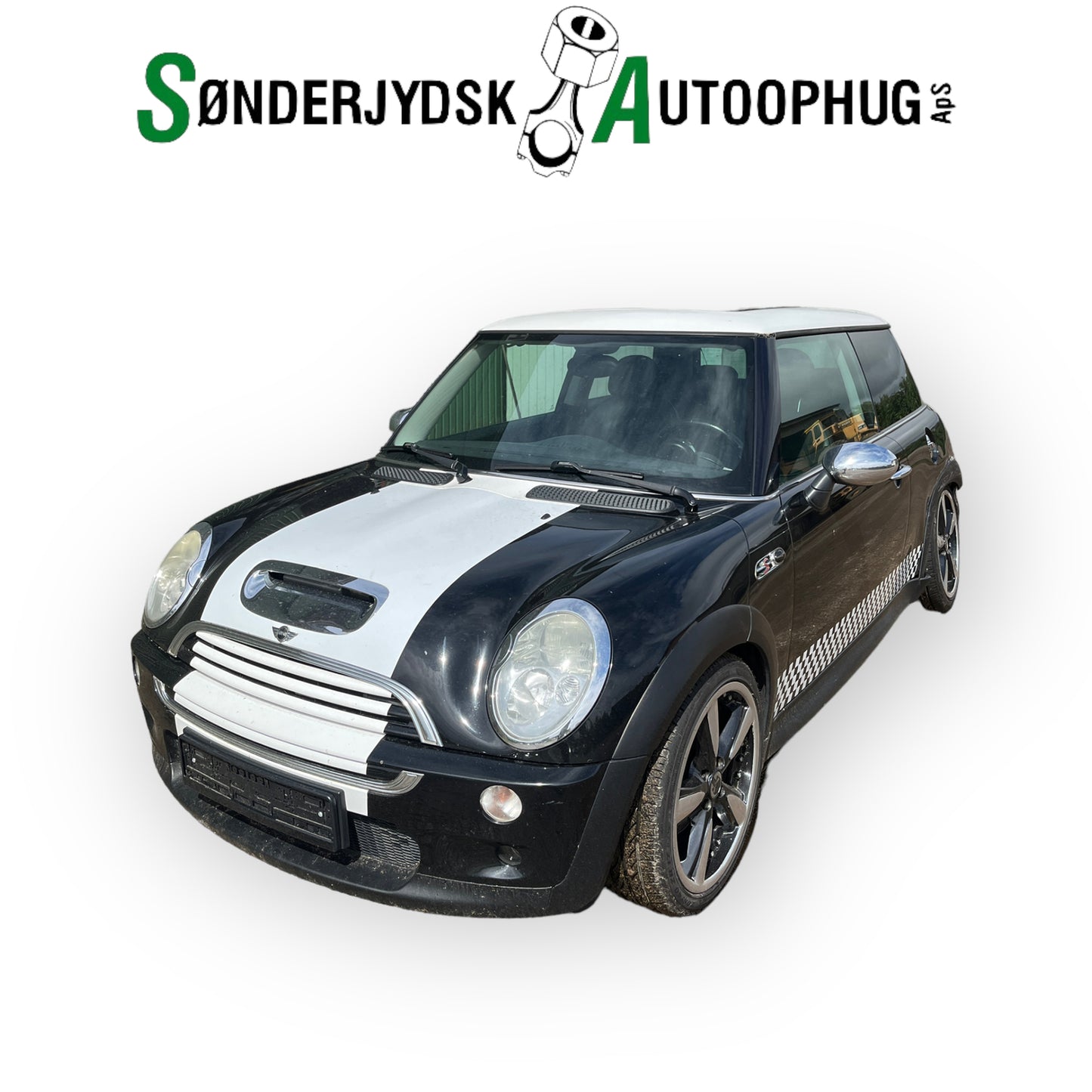 Mini Mini MKI Dørrude - Siderude Med OEM Nr. Ophugger Fra Mini Ophugger
