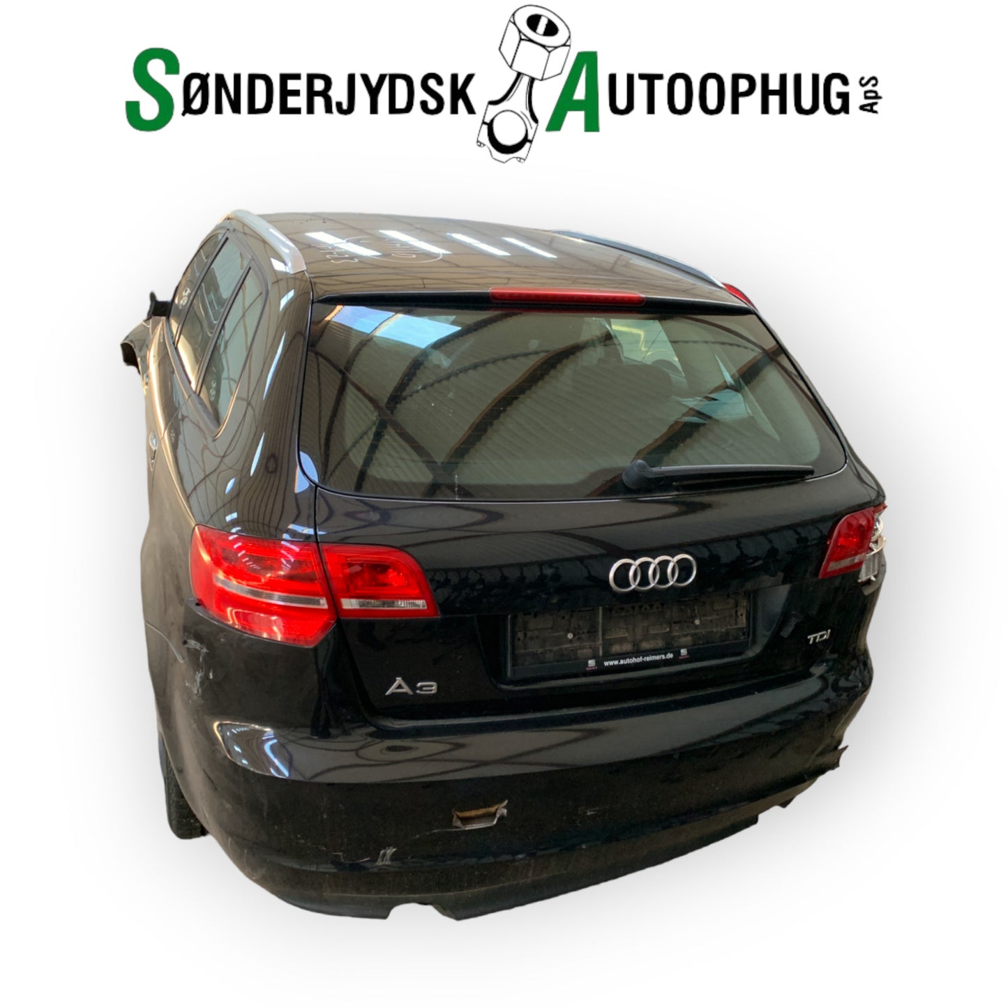 Audi A3 8P Pluk-Selv-Bil Med OEM Nr. WAUZZZ8P4CA048745 Fra Audi Ophugger