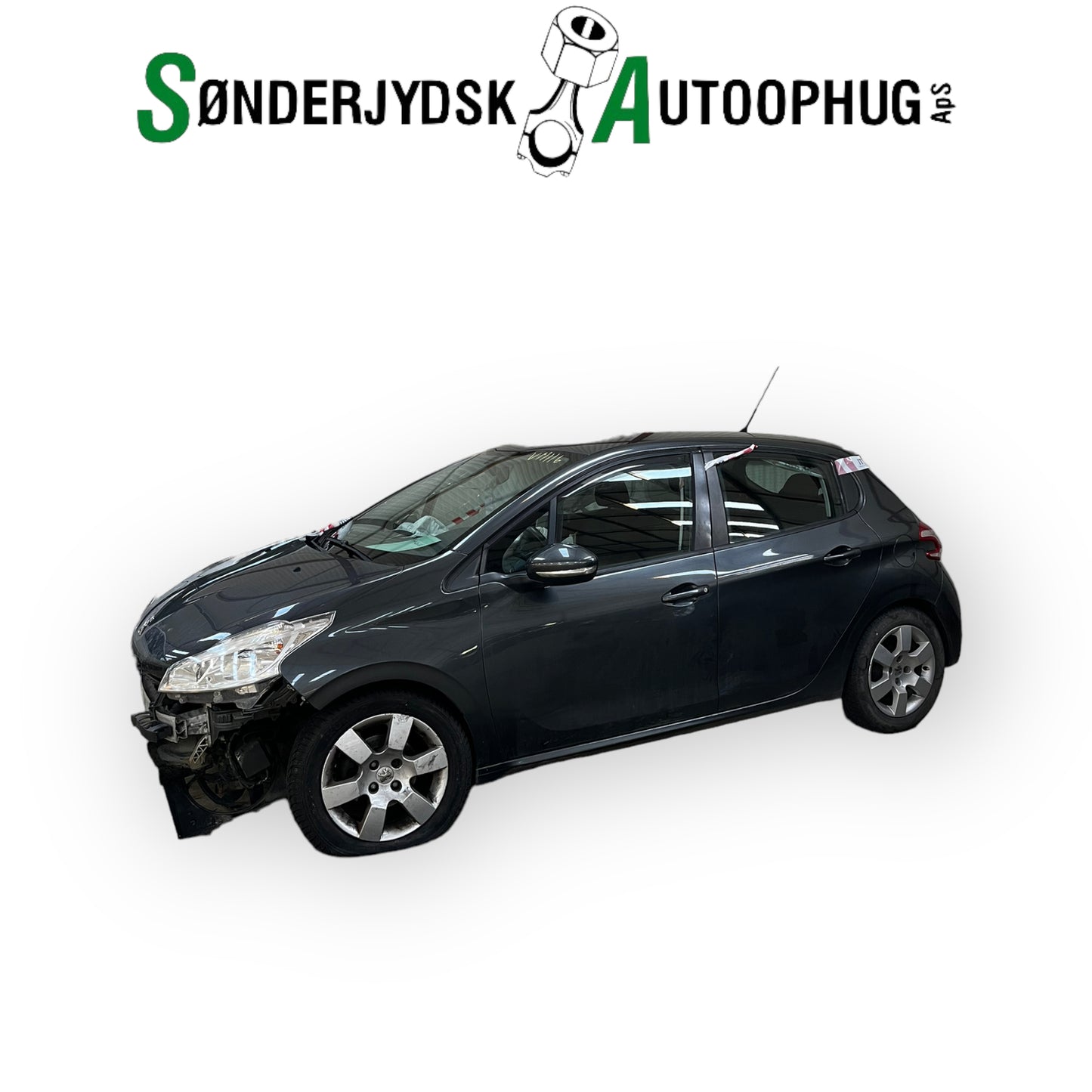 Peugeot 208 Pluk-Selv-Bil Med OEM Nr. Ophugger Fra Peugeot Ophugger