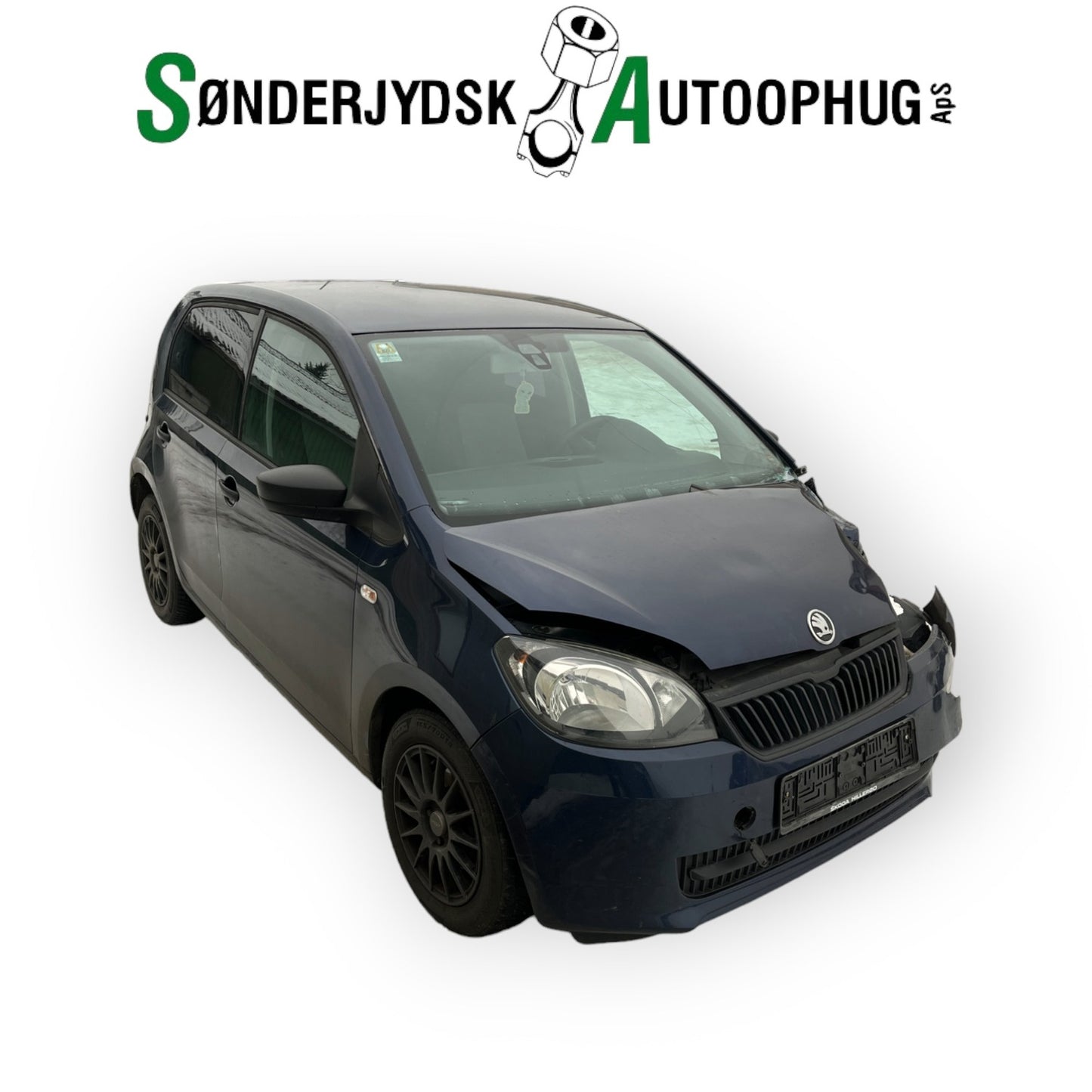 Skoda Citigo Pluk-Selv-Bil Med OEM Nr. TMBZZZAAZED634329 Fra Skoda Ophugger