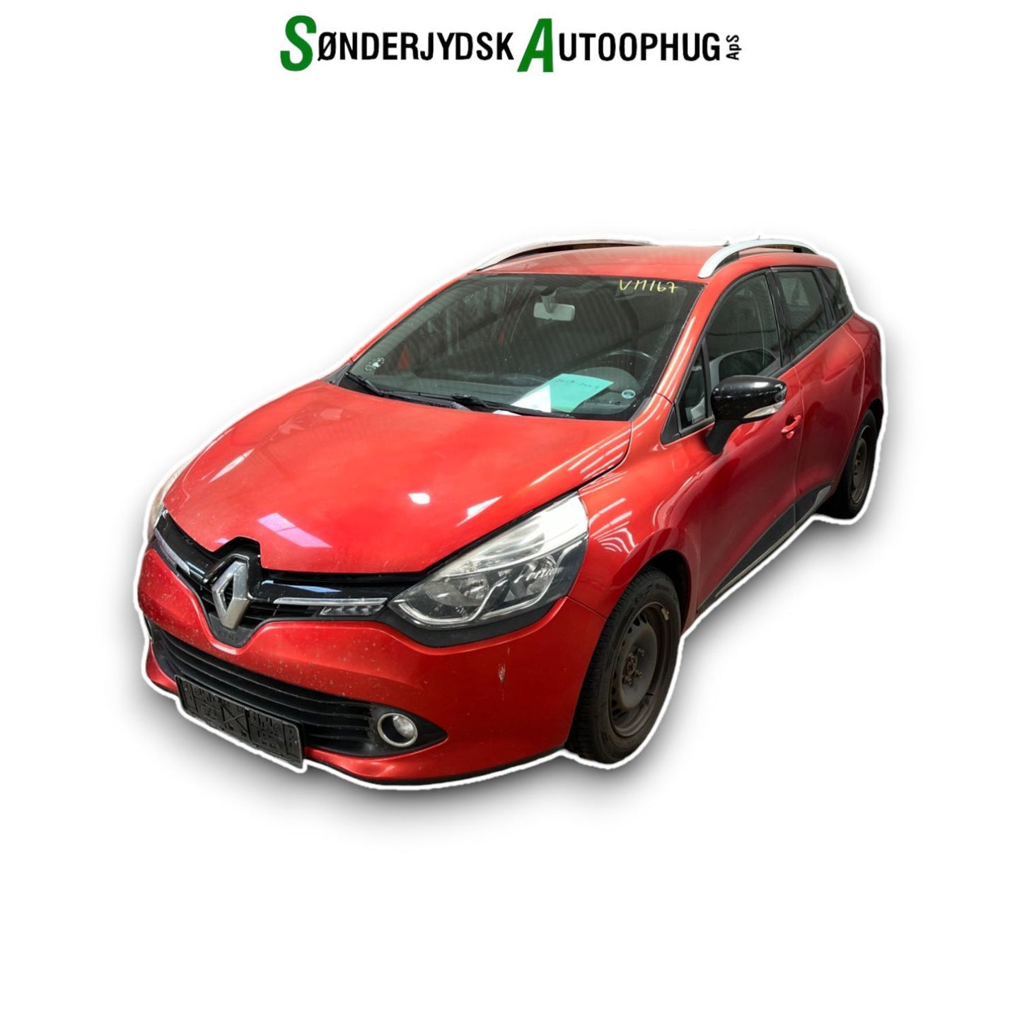 Renault Clio 4 Pluk-Selv-Bil Med OEM Nr. Ophugger Fra Renault Ophugger