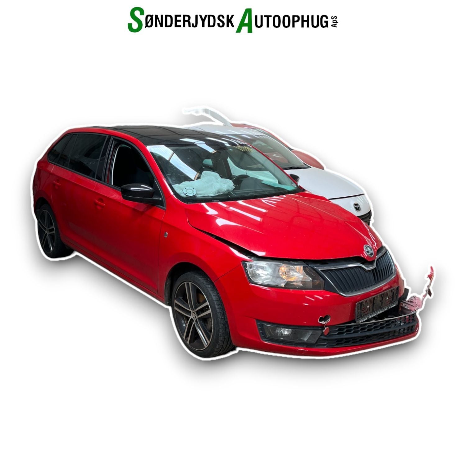 Skoda Rapid Pluk-Selv-Bil Med OEM Nr. Ophugger Fra Skoda Ophugger