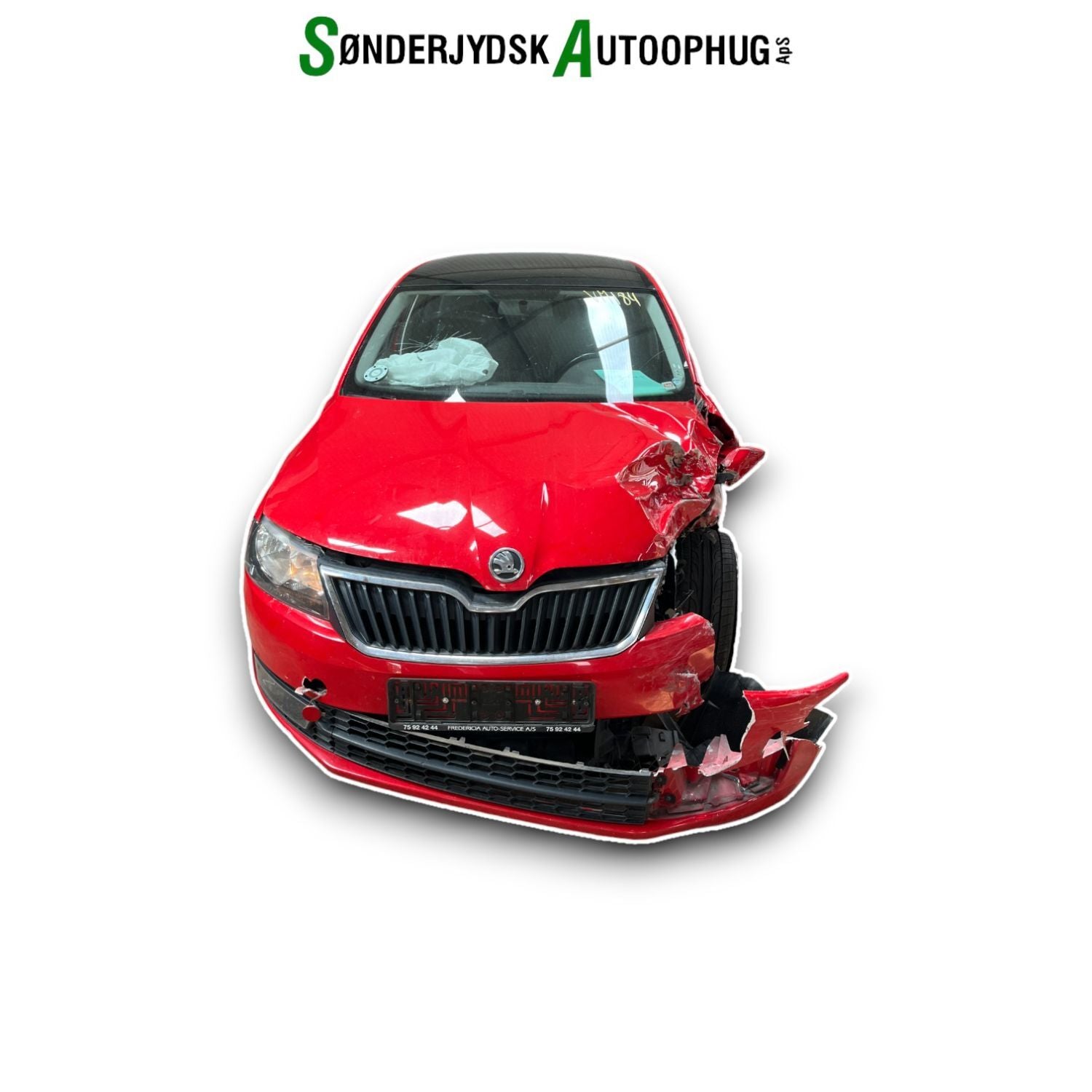 Skoda Rapid Pluk-Selv-Bil Med OEM Nr. Ophugger Fra Skoda Ophugger