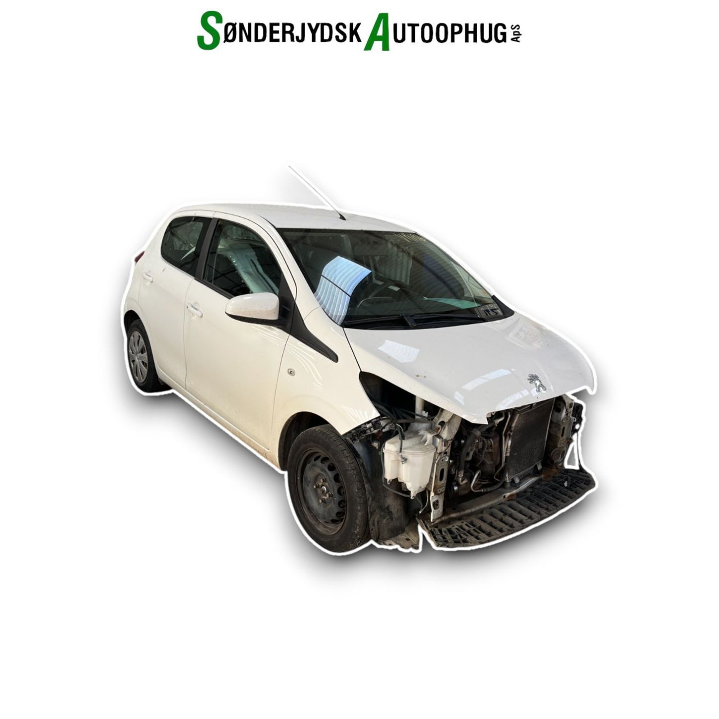 Peugeot 108 Pluk-Selv-Bil Med OEM Nr. Ophugger Fra Peugeot Ophugger
